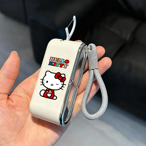 可爱kt牙线盒自动弹出便携式家用迷你随身牙签线剔牙线收纳盒