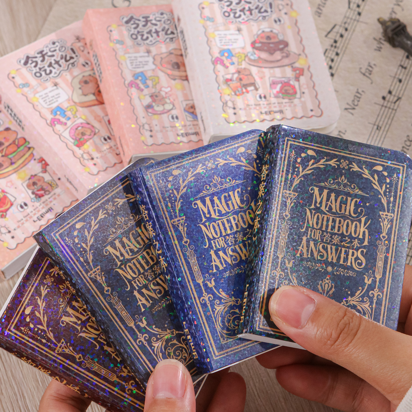 答案之书迷你版男生女生创意生日礼物小学生随身A7口袋本解压答疑惑书今天吃什么正版创意高颜值笔记本子