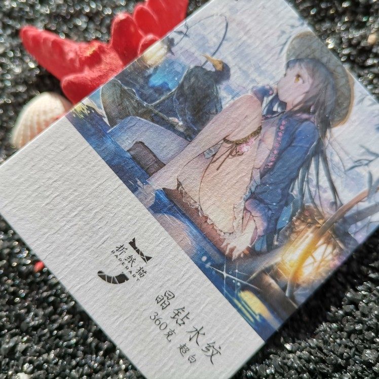 特种纸晶钻水纹烫金定制卡片贺卡来图明信片方卡3寸小卡自印制作,文具电教/文化用品/商务用品,贺卡/明信片,淘宝优惠券,粉丝福利购,淘宝优惠卷