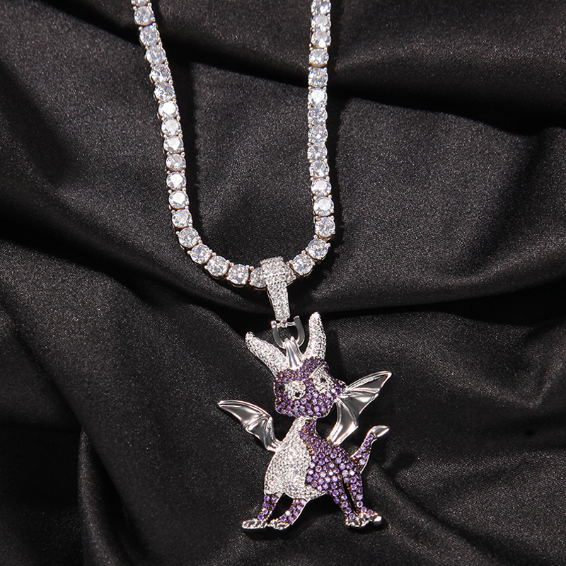 ins嘻哈卡通神兽吊坠街头百搭