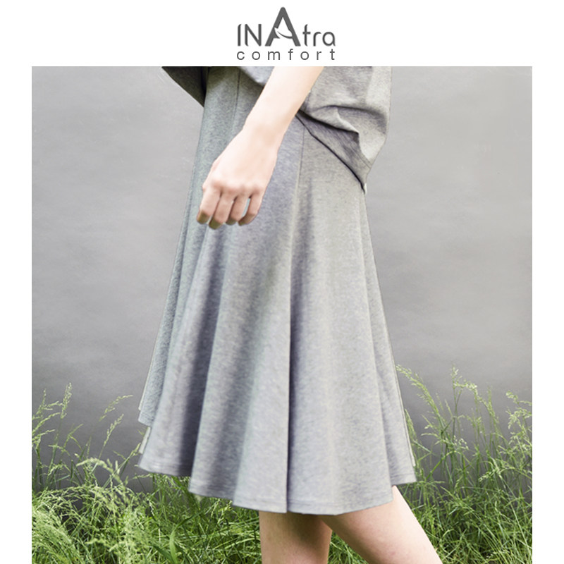 以然comfort A类婴儿级孕妇半身裙春夏季A字裙子托腹中长款女