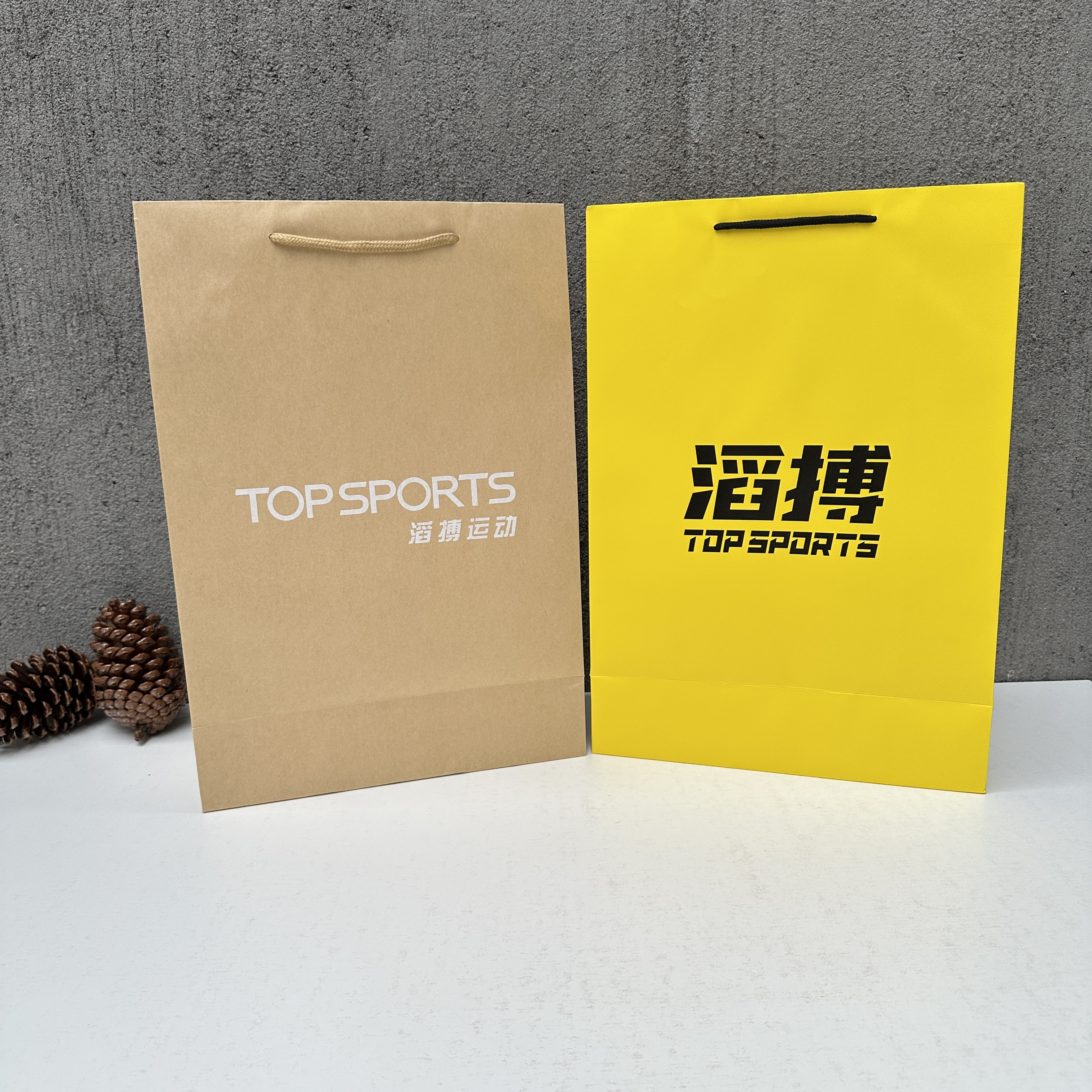 滔搏牛皮纸手提袋 鞋服环保购物礼品袋 送礼正品包装袋子