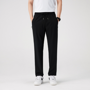 宽松束脚裤 薄款 子男新款 速干运动长裤 潮 吉普冰丝裤 休闲裤 子男夏季