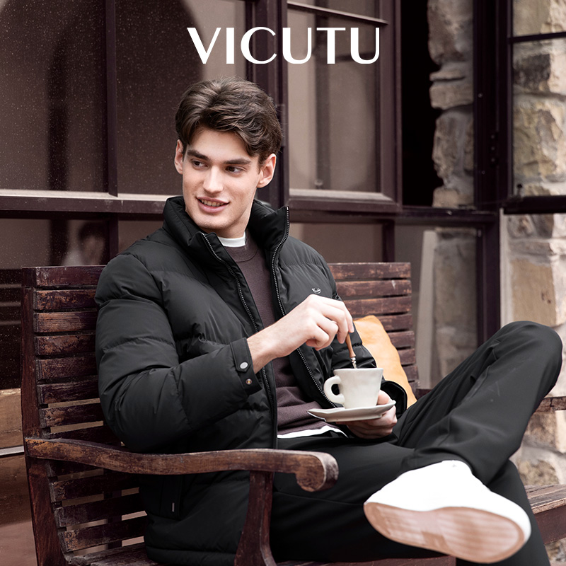 VICUTU短款商务羽绒服