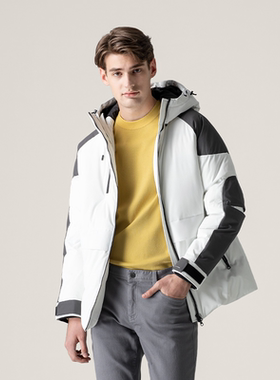 【teflon面料】VICUTU/威可多冬季男女款85%高蓬鹅绒服蓄热羽绒服