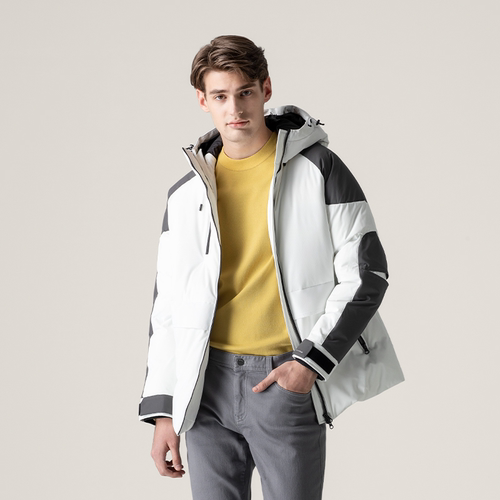 威可多85%鹅绒高蓬冬季羽绒服