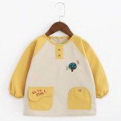 宝宝罩衣纯棉薄款 反穿衣男童洋气外穿护衣幼儿园防脏画画衣吃饭衣