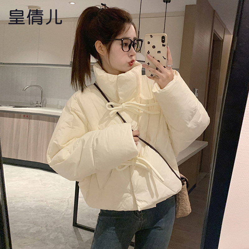 KATTERLLG小个子高领棉衣棉服女冬装2024年冬季新款高级感宽松显