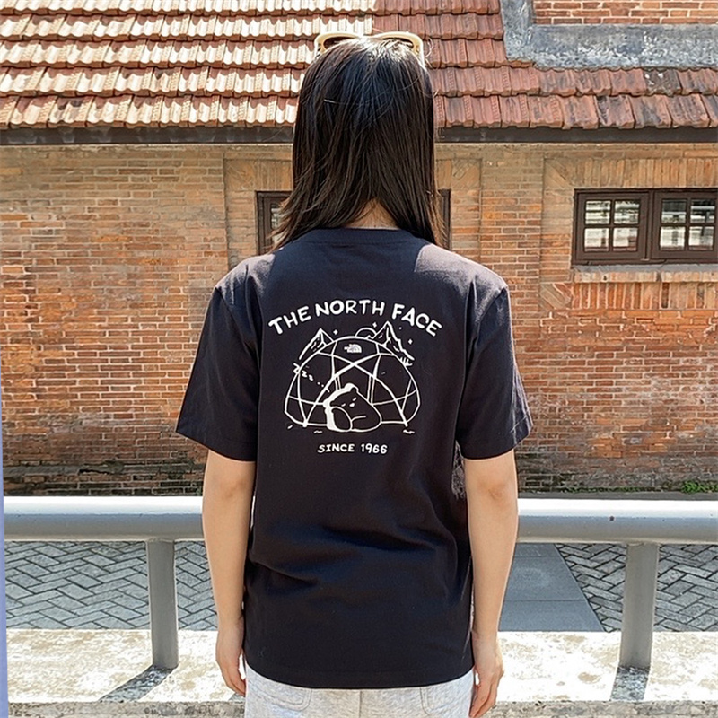 北面男女同款戶外休閑純棉短袖