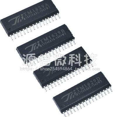 TM1629A/1629B/1629C/1629D 数码LED电源驱动芯片 贴片SOP-32