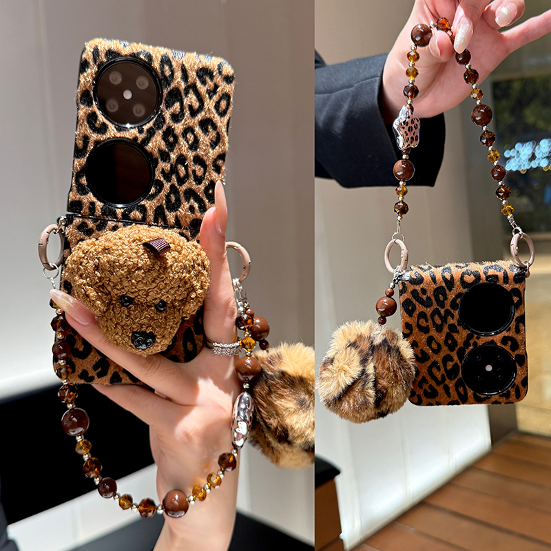 可爱卡通适用华为pocket2手机壳新款purax典藏版折叠屏全包中轴保护p50pocket高端女款pockets防摔novaflip/s