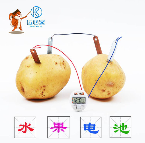 diy科学实验手工材料包水果电池