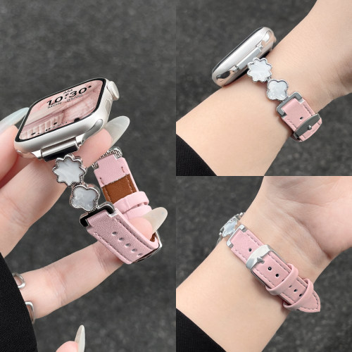 iwatchs12表带金属拼皮质psnld