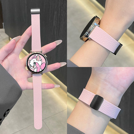 适用小米手表s4s3表带watchs3新款color2硅胶磁吸watchs2腕带s1pro智能Color运动版小米手表女生替换个性配件