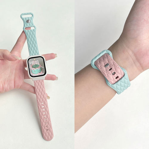 红米watch5表带链皮纹硅胶psnld