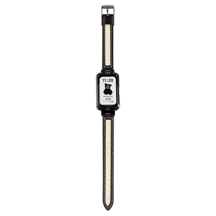 适用OPPO手环2表带真皮镂空帆布智能手腕带韩风oppowatch2腕带个性时尚手表链oppo watch4pro配件band二代