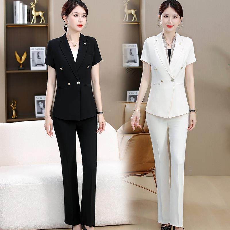 紫色短8806-3袖服女职业套装工商务作高气质级时尚西服外套西装套,女装/女士精品,职业女裤套装,淘宝优惠券,粉丝福利购,淘宝优惠卷