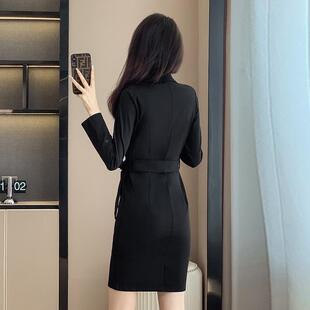 长衣袖 正韩装 西装 连裙女新秋冬AL738578新款 通勤西 跨境款 版 职业装