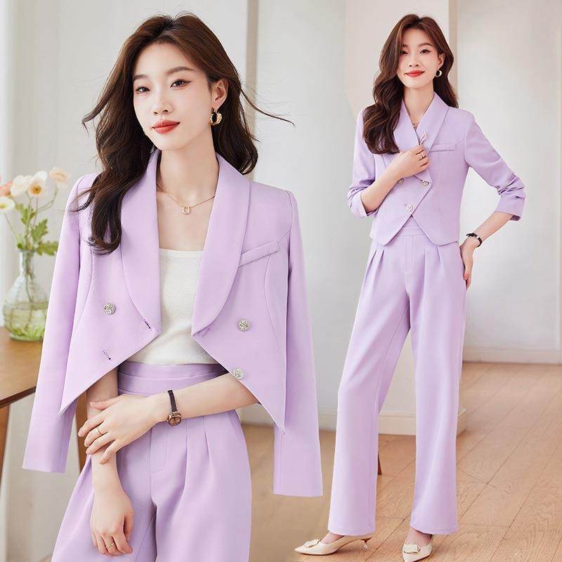 年秋冬季新款紫色短小款袖YLF8006+长装外套女阔腿裤长裙两西件套,户外/登山/野营/旅行用品,其他户外服装,淘宝优惠券,粉丝福利购,淘宝优惠卷