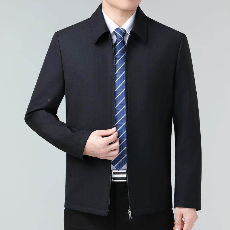 秋季中1688-J羊年男士夹毛克爸爸装翻领休闲商政干部搭公务员百外,男装,夹克,淘宝优惠券,粉丝福利购,淘宝优惠卷