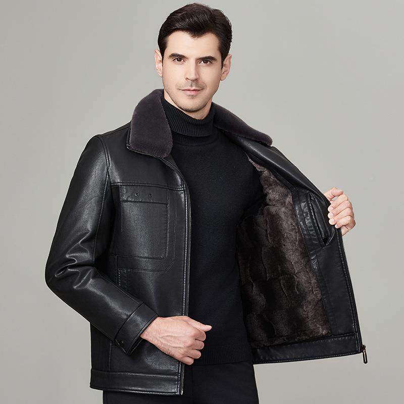男冬季新款真22-A毛皮皮克衣保暖厚款皮夹绵羊士皮翻领羊羔绒内胆,户外/登山/野营/旅行用品,其他户外服装,淘宝优惠券,粉丝福利购,淘宝优惠卷