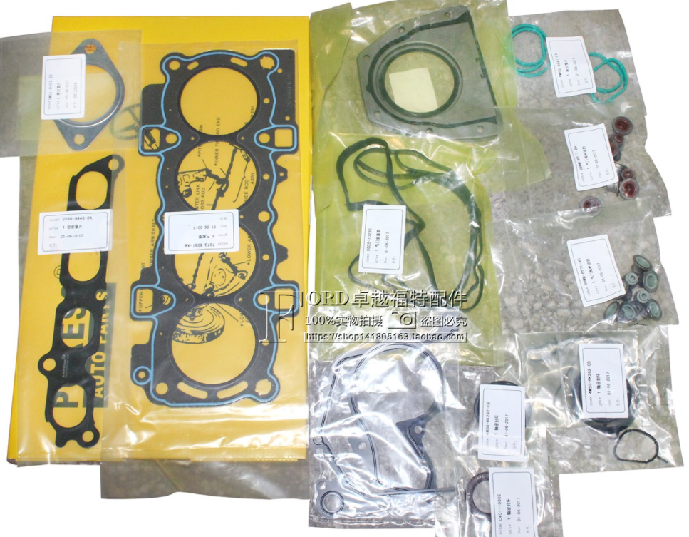 适用于12-15款新福克斯1.6翼博发动机大修包活塞环汽缸垫连杆活塞