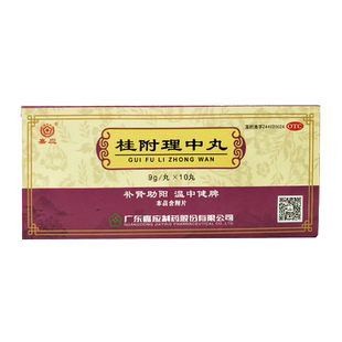 嘉应桂附理中丸9g*10丸