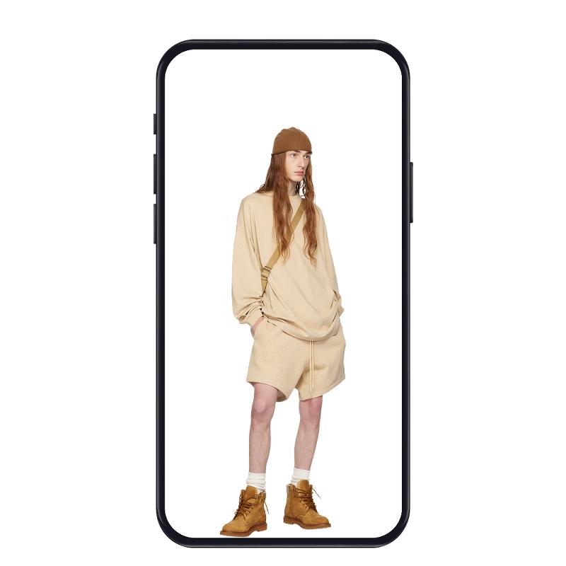 ESSENTIALS FOG短裤 2024春夏中性情侣款FEAR OF GOD纯棉裤子 127