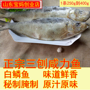 白鳞鱼咸力鱼霉鳓鱼咸鱼咸香鱼咸鱼干臭鱼干货一条 价格250g