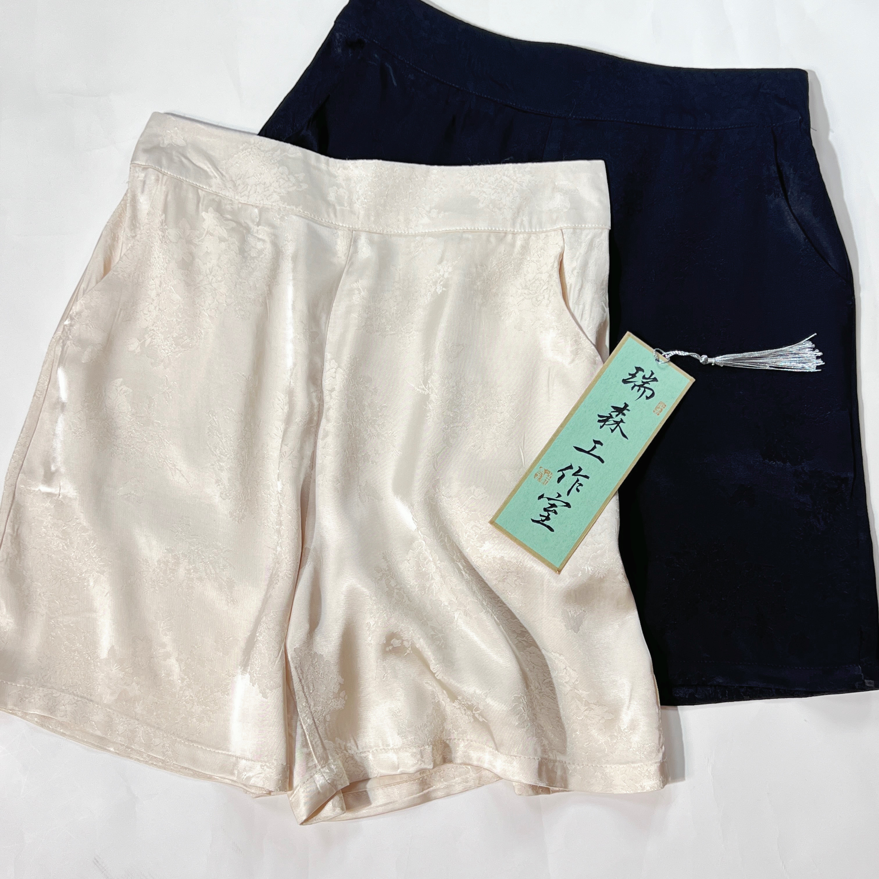 1022 纯色提花夏季热裤小短裤百搭