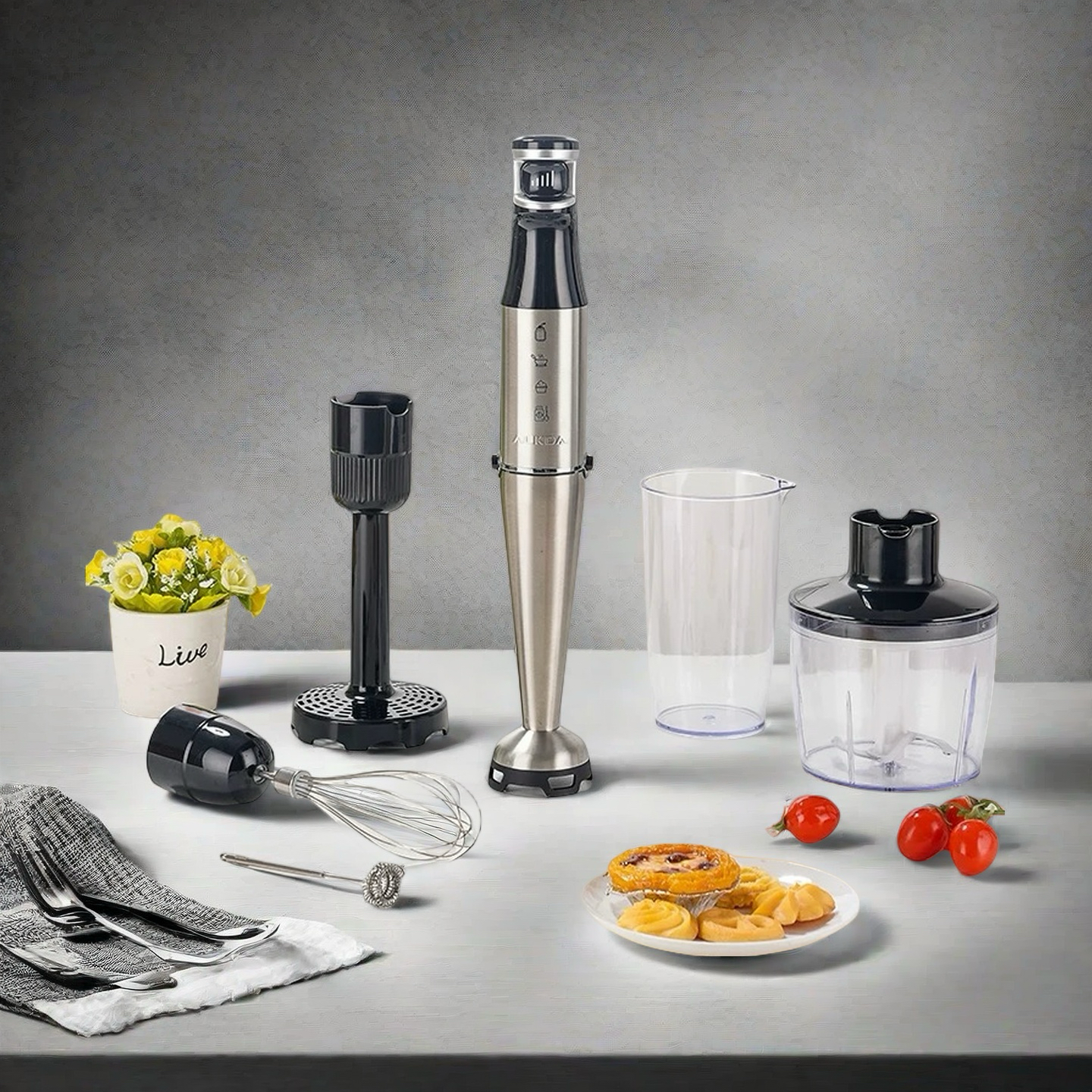 手持式搅拌机家用多功能料理棒均质机打蛋器绞肉机