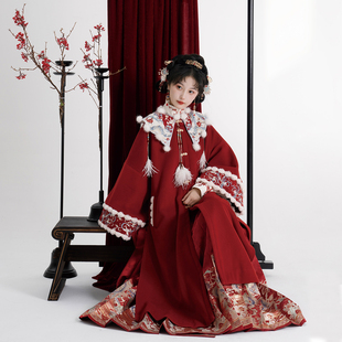 素马面裙敬酒服订婚服 原创国风改良汉服女汉元 芷蘅间 良缘永缔