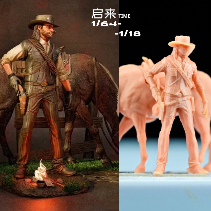 约翰马斯顿gk白模手办荒野大镖客