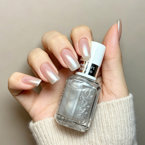 ESSIE05缎面珍珠银免烤指甲油