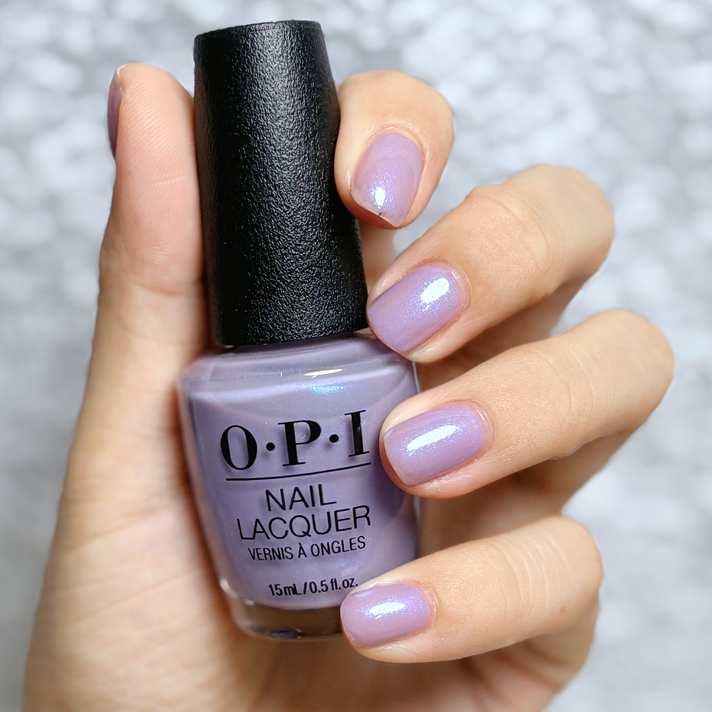 OPI指甲油偏光葡萄紫果冻薰衣草