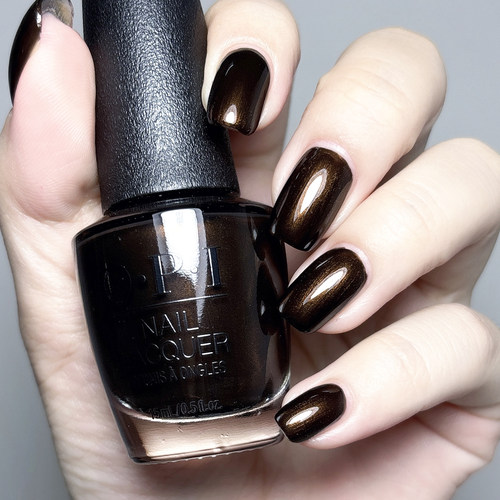 OPI正品指甲油金属棕古铜金秋冬