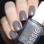 Lights高级烟灰 美国ESSIE正品 指甲油1119珠光灰Socal 免烤不可剥