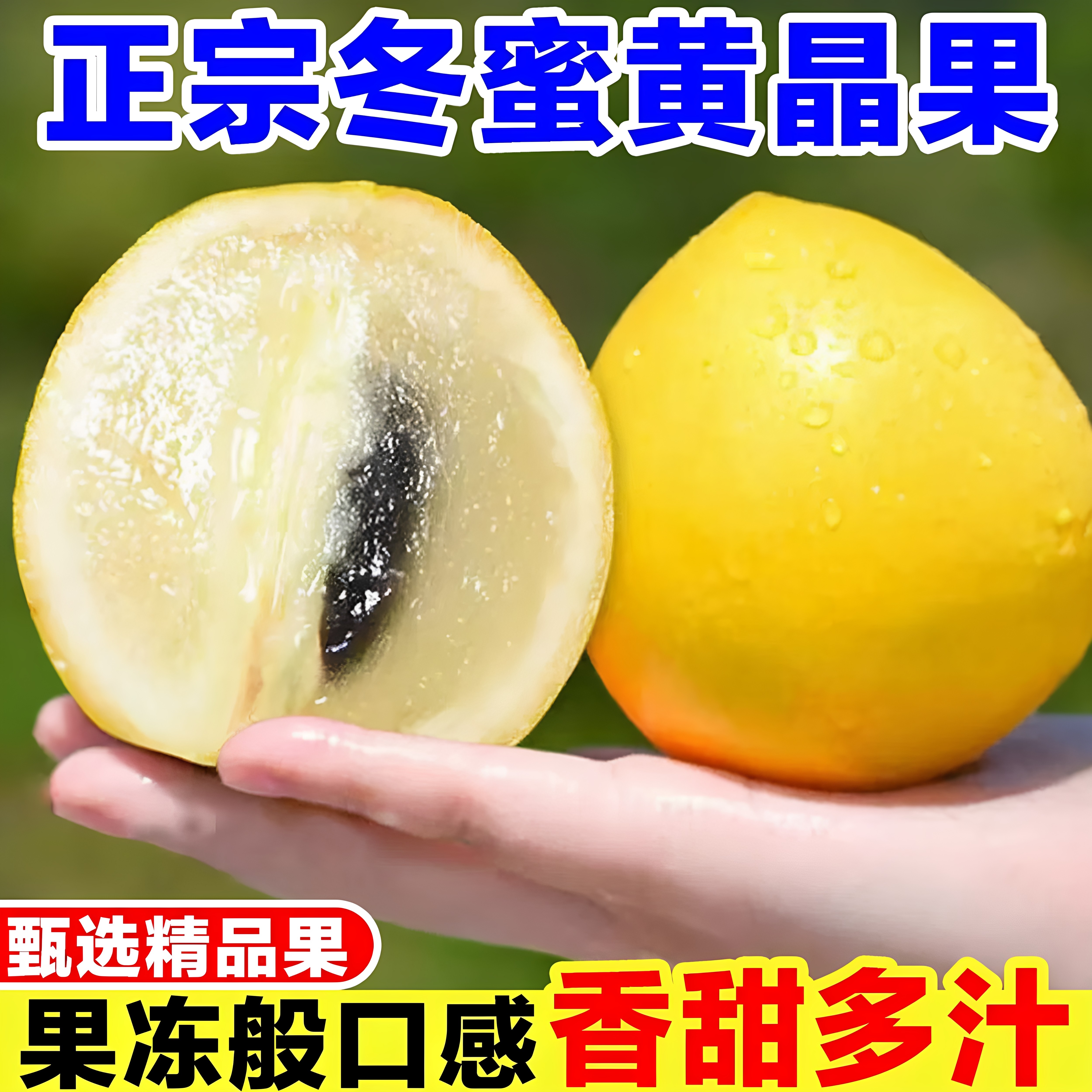 黄晶果花皮黄金果香甜多汁热带当季罕见水果新鲜采摘直发
