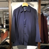 春夏薄款 翻领 系扣商务风衣 经典 后开衩上衣外套 男士 热卖