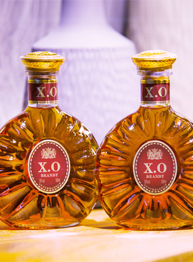 【2瓶装】洋酒套装正品白兰地XO酒吧调酒基酒威士忌鸡尾酒500ml