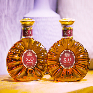 正品 洋酒套装 白兰地XO酒吧调酒基酒威士忌鸡尾酒500ml 2瓶装