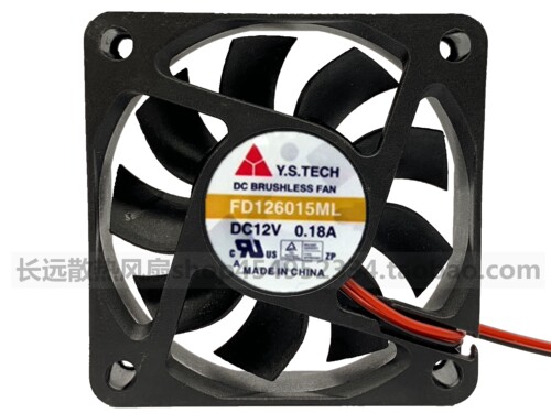 FD126015ML全新元山6015 12V 6CM/厘米cpu电源机箱散热风扇 风机