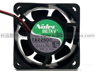 6CM 12V 0.58A 原装 6025 B34605 大风量机箱服务器风扇 Nidec