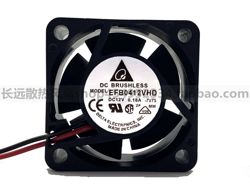 原装台达 EFB0412VHD 4020 4CM 12V 0.18A 双滚珠南北桥 散热风扇