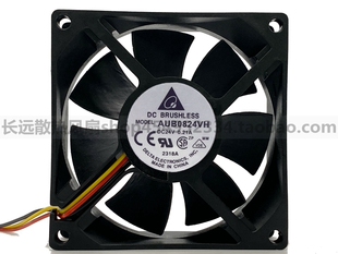 原装台达DELTA AUB0824VH 8025 24V 0.21A 8CM工控变频器散热风扇
