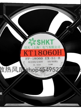KAITIAN 轴流风机 220V FP18060 EX-S1-B 散热风扇 KT18060HBL