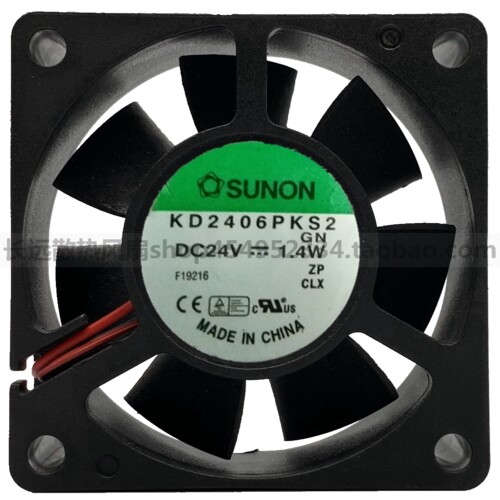 全新SUNON 6020 6CM KD2406PKS2 KDE2406PKV2 24V 1.4W变频器风扇