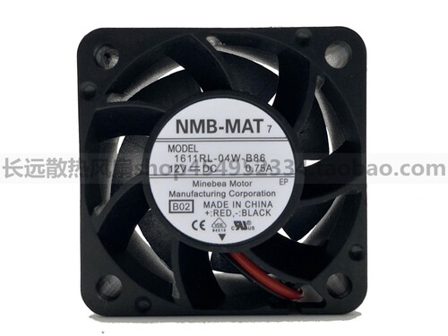 NMB 1611RL-04W-B86 4028 4CM 12V 0.75A 服务器 高转速 暴力风扇