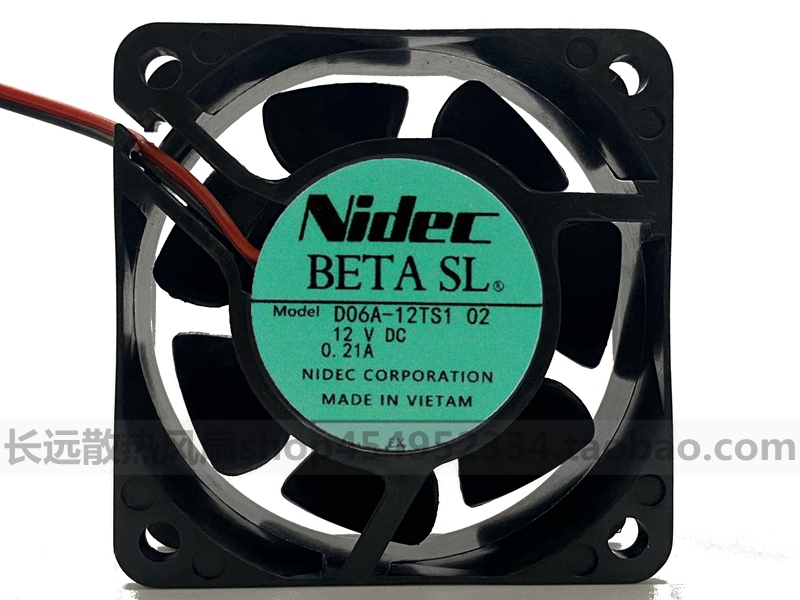 原装nidec D06A-12TS1 02 DC12V0.21A 6025 富士变频器60X60X25MM