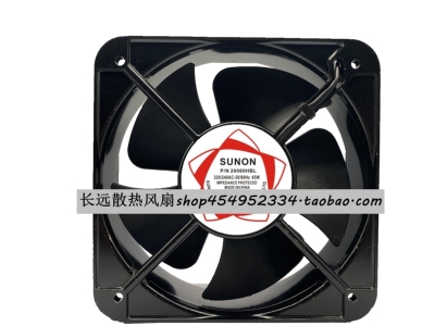 建准铜芯散热风扇DP20060A2 220V 65W 50/60HZ 20060方形轴流风机